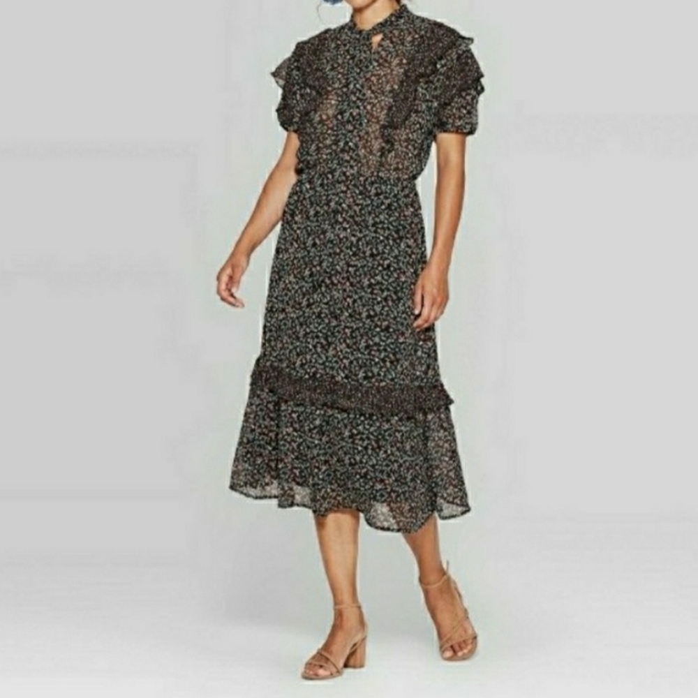 Knox Rose Ruffled Floral Maxi Dress